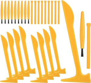 TOYANDONA Dino Dig Kit, 30pcs Dinosaur Dig Kit Tools Dino Excavation Kit STEM Science Kits with Digging Hammer Chisel Brush