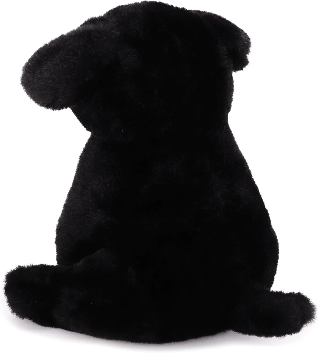 Toyland® 25cm (10") Thor The Black Labrador Soft Toy - Sitting Down Plush Dog - Suitable from Birth