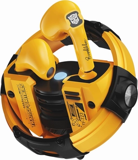 Transformers Wireless Earbuds Wireless Bluetooth 5.4 Ear Buds 60H Playtimes Earbud with Smart Noise Cancelling Mic IPX5 Waterproof in Ear Earphones for Android iOS, Yellow Bumblebee TF-T23