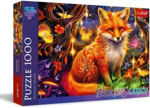 Trefl Fairytale Fox 1000 Piece Jigsaw Puzzle, Dreamscapes 27"x19" Print, DIY Puzzle, Creative Fun, Classic Jigsaw for Adults and Children from 12 Years Old