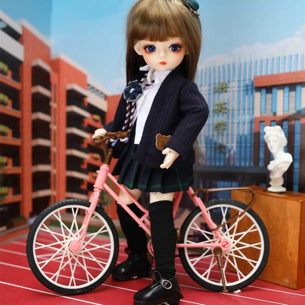 UCanaan BJD Doll 1/6 SD Dolls 12 Inch 18 Ball Jointed Doll DIY Toys with Full Set Clothes Shoes Wig Makeup, Best Gitfs for Girls Christmas Birthday (Nanya)