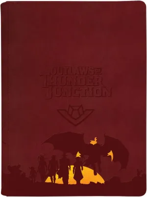 Ultra PRO 9-Pocket PRO-Binder for Magic: The Gathering Outlaws of Thunder Junction Zippered PRO-Binder Ft. Set Symbol and Gang Silhouette, Premium Pokemon Cards & Trading Card Game Storage Solution