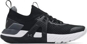 Under Armour Youth Big Kids UA Project Rock 4 Training Shoes (Black/White 001, US Footwear Size System, Big Kid, Men, Numeric, Medium, 4.5)