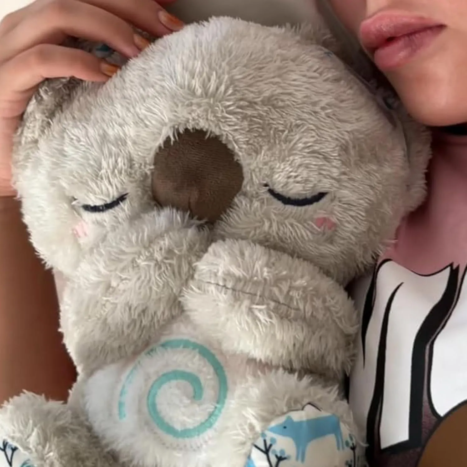 Upgraded The Relief Koala, Evora Anxiety Relief Koala, Adjustable Breathing Stuffed Animal with Musical Lights & Rhythmic Breathing Motion for Stress Relief & Emotional Support (1PC D)