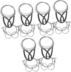 VANZACK 12pcs Pocket Chainsaw Compact Wire Saw for Outdoor Survival Camping Hiking Emergency Use Lightweight Versatile Tool for Cutting and More