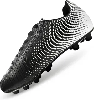 Vizari Stealth Firm Ground Mens Soccer Cleats - Lightweight, Durable & Comfortable Adult Soccer Cleats with Excellent Traction - Mens Soccer Shoes with Padded Heel & Anti-Stretch Lining