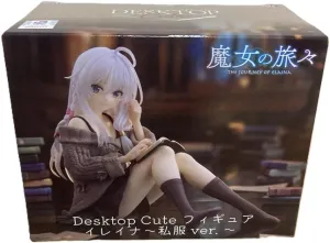 Wandering Witch The Journey of Elaina Desktop Cute Figure Casual Costume Ver. Approx 5.12 Inch Japanese