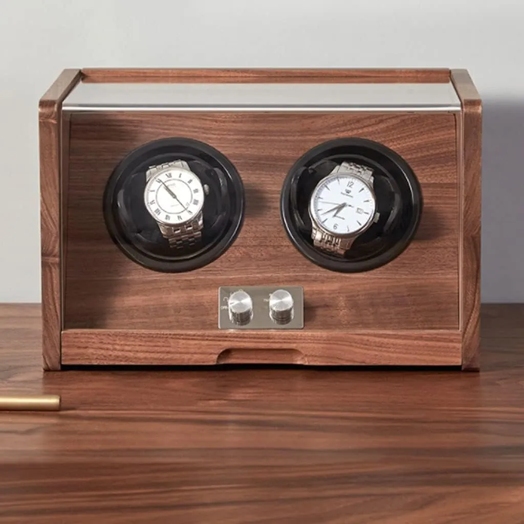 Watch Box Single For Men And Women Watch Shaker Storage Box With Transparent Cover,Wooden Watch Box Jewelry Box, Retro Simple Storage Case Luxury Watch Case Display Organizer(Size:1 epitope)