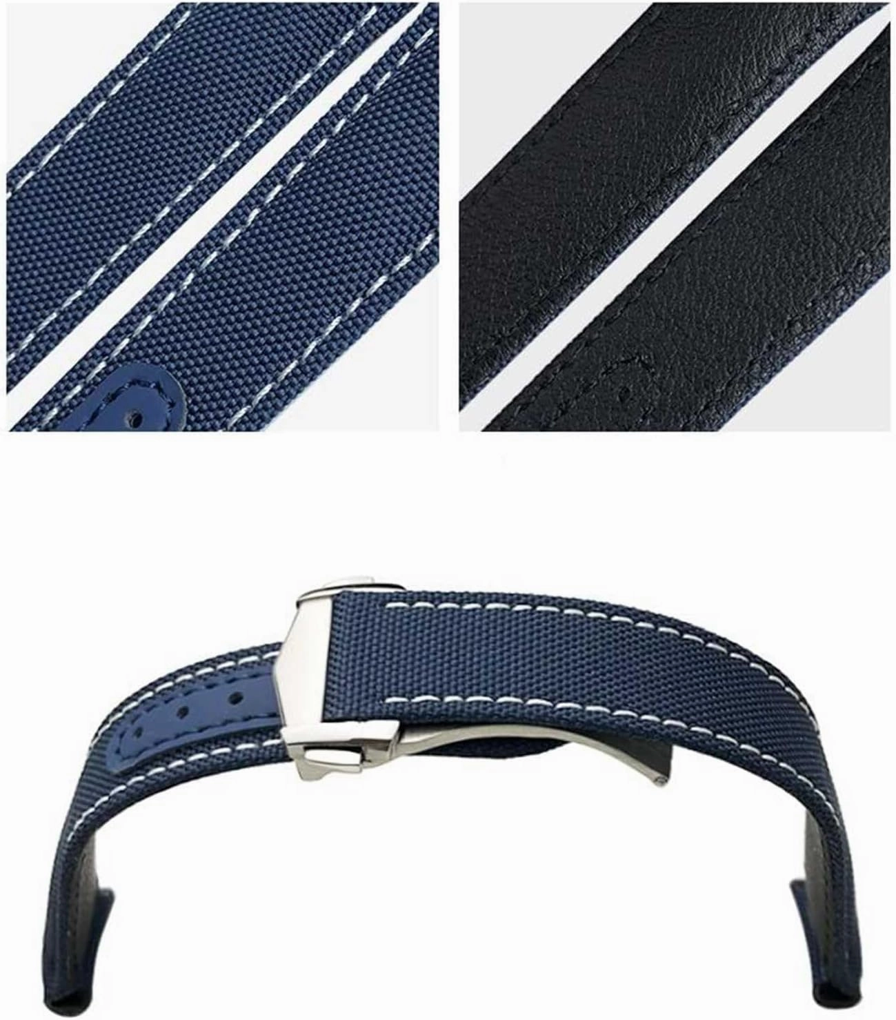 Watch Band Stainless Steel,20mm, 21mm,22mm, Replacementwristband Accessories, Curvedwatchband, Women Men Watch Band Easy to Install Withquick Release