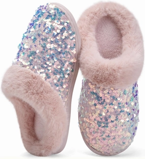 WateLves Women's Memory Foam Slippers Comfort Wool-Like Plush Fleece Lined House Shoes for Indoor & Outdoor