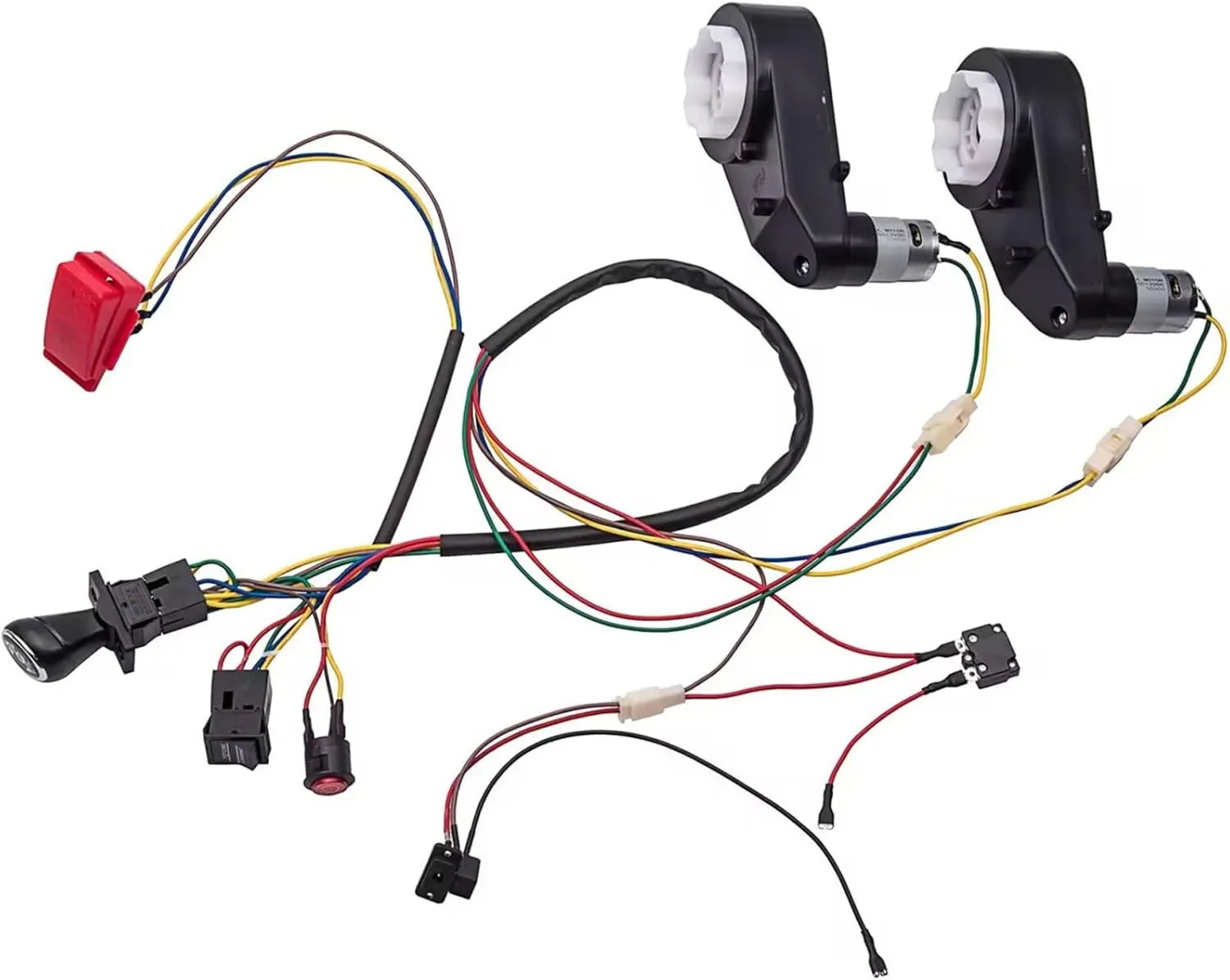 weelye Children Electric Car DIY Accessories Wires and Gearbox,Self-Made Toy Car of Parts， for Electric Car Kids Ride on Toys