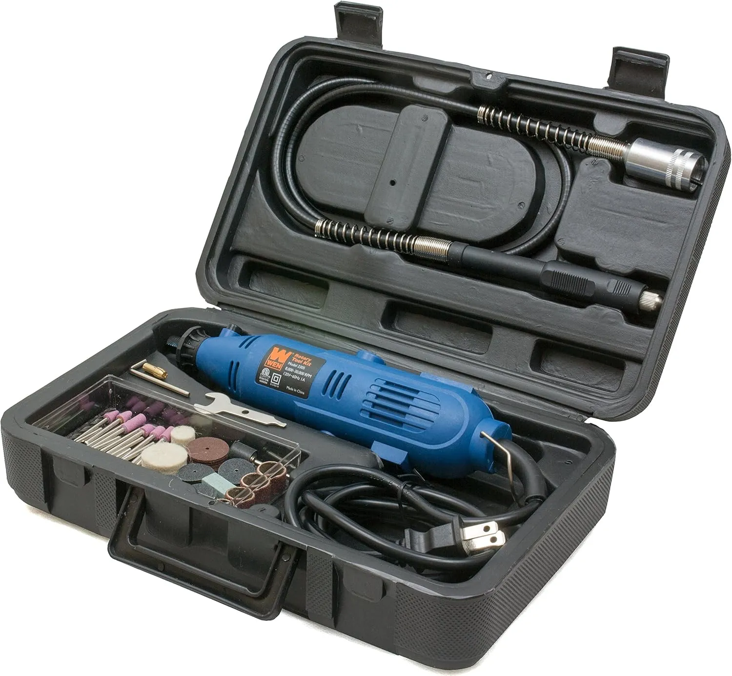 WEN 2305 Rotary Tool Kit with Flex Shaft