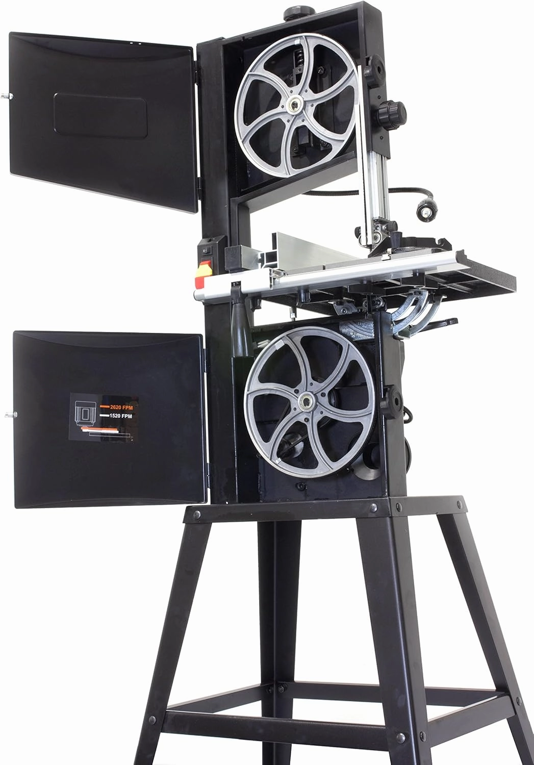 WEN Band Saw with Stand, 10-Inch, 3.5-Amp, Two-Speed (BA3962),Black