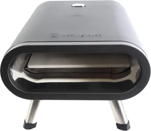 Westinghouse 12-inch Electric Pizza Oven with Pizza Stone for Indoor or Outdoor Cooking, Built-in Thermomete, Adjustable Temperature Control, 1800w