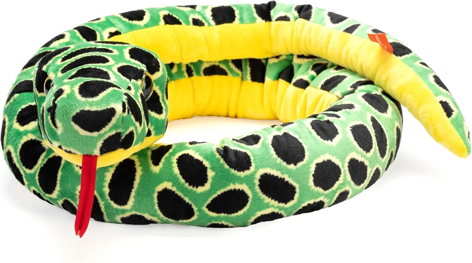 Wild Republic Big Head Anaconda 70" Snake Childrens Plush Cuddly Soft Toy Animal, Multi (13052)