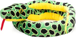 Wild Republic Big Head Anaconda 70" Snake Childrens Plush Cuddly Soft Toy Animal, Multi (13052)
