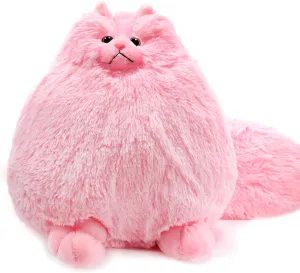 Winsterch Fluffy Giant Cat Stuffed Animal,20 inches Large Cat Stuffed Toys,Birthday for Girls Kids Girlfriend Mother Women,Big Cute Pink Plush Stuffed Animal Plush Toy