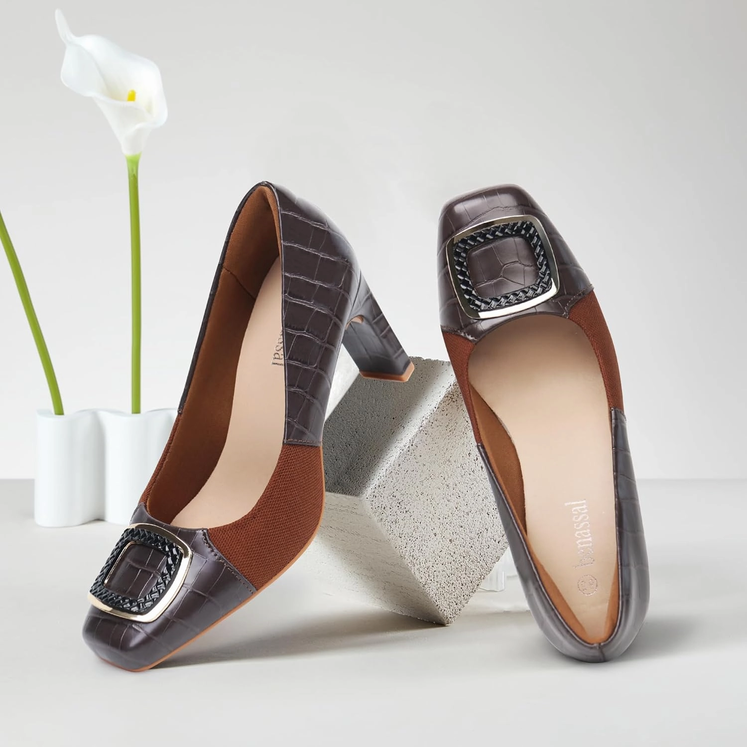 Women Dress Pumps Orthotic Heels Orthopedic Bunion Shoes