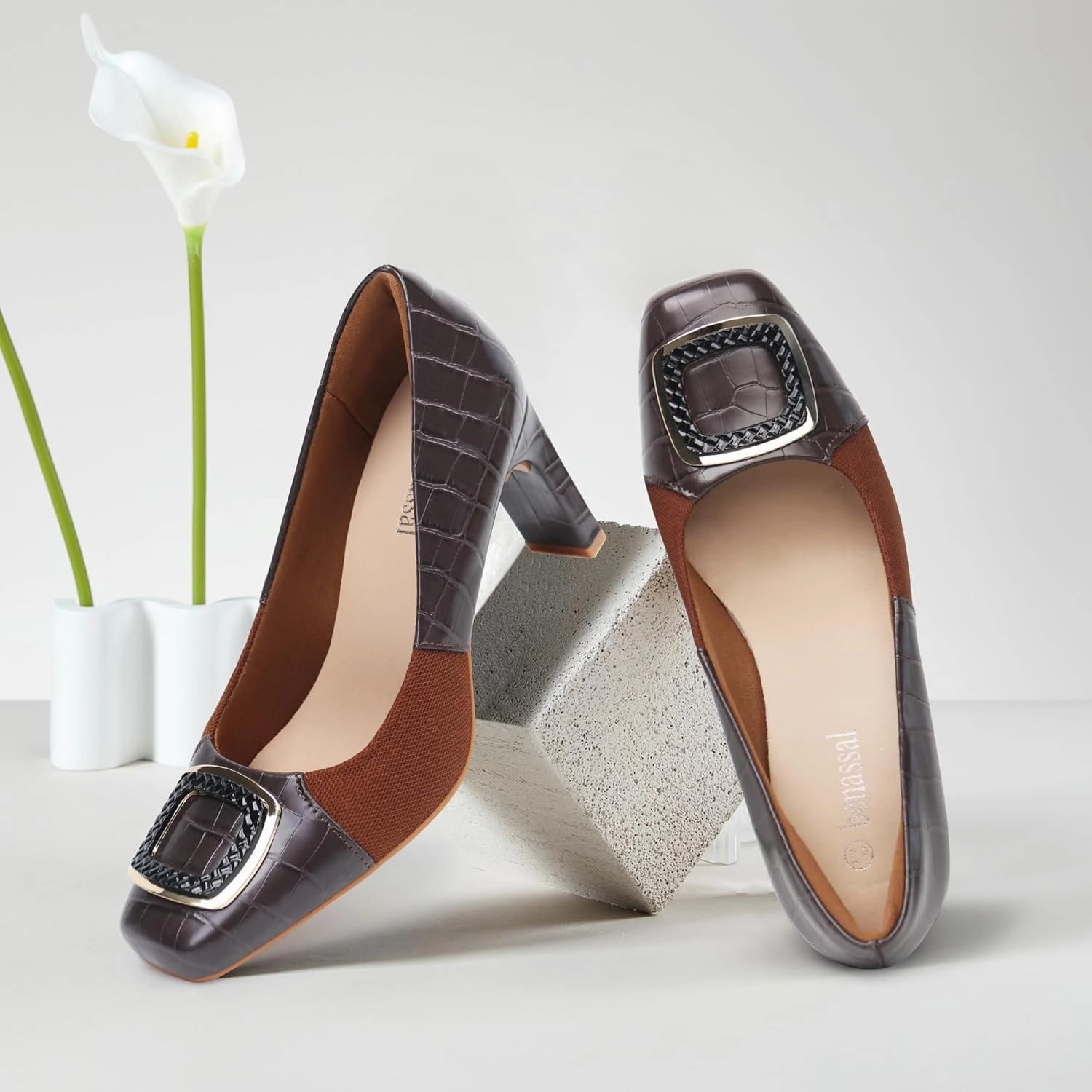 Women Dress Pumps Orthotic Heels Orthopedic Bunion Shoes