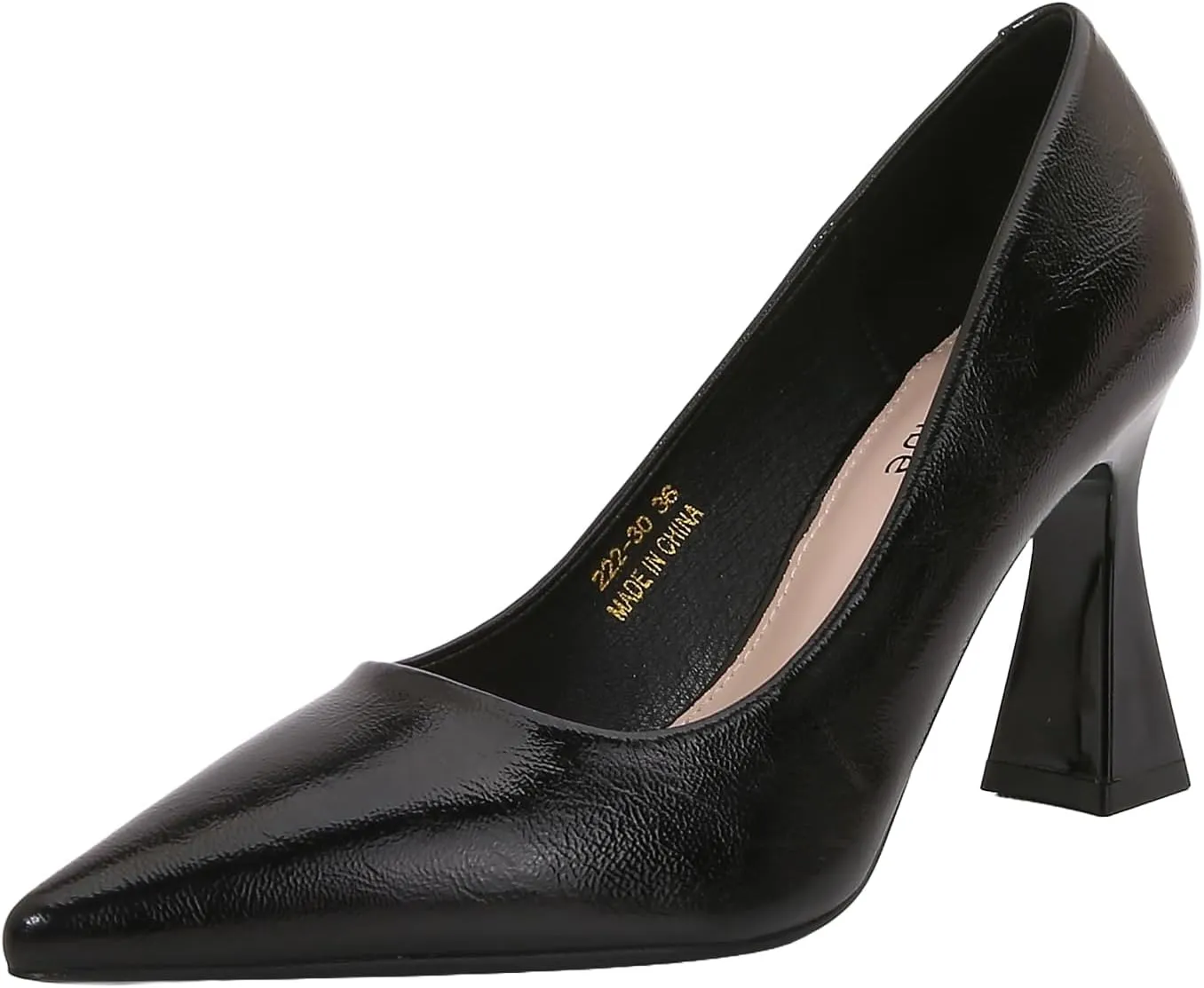 Women’s Bow Pumps Elegant Pointed Toe Dress Heels with Sculpted Flared Heel, Perfect for Weddings, Evening Events & Formal Occasions