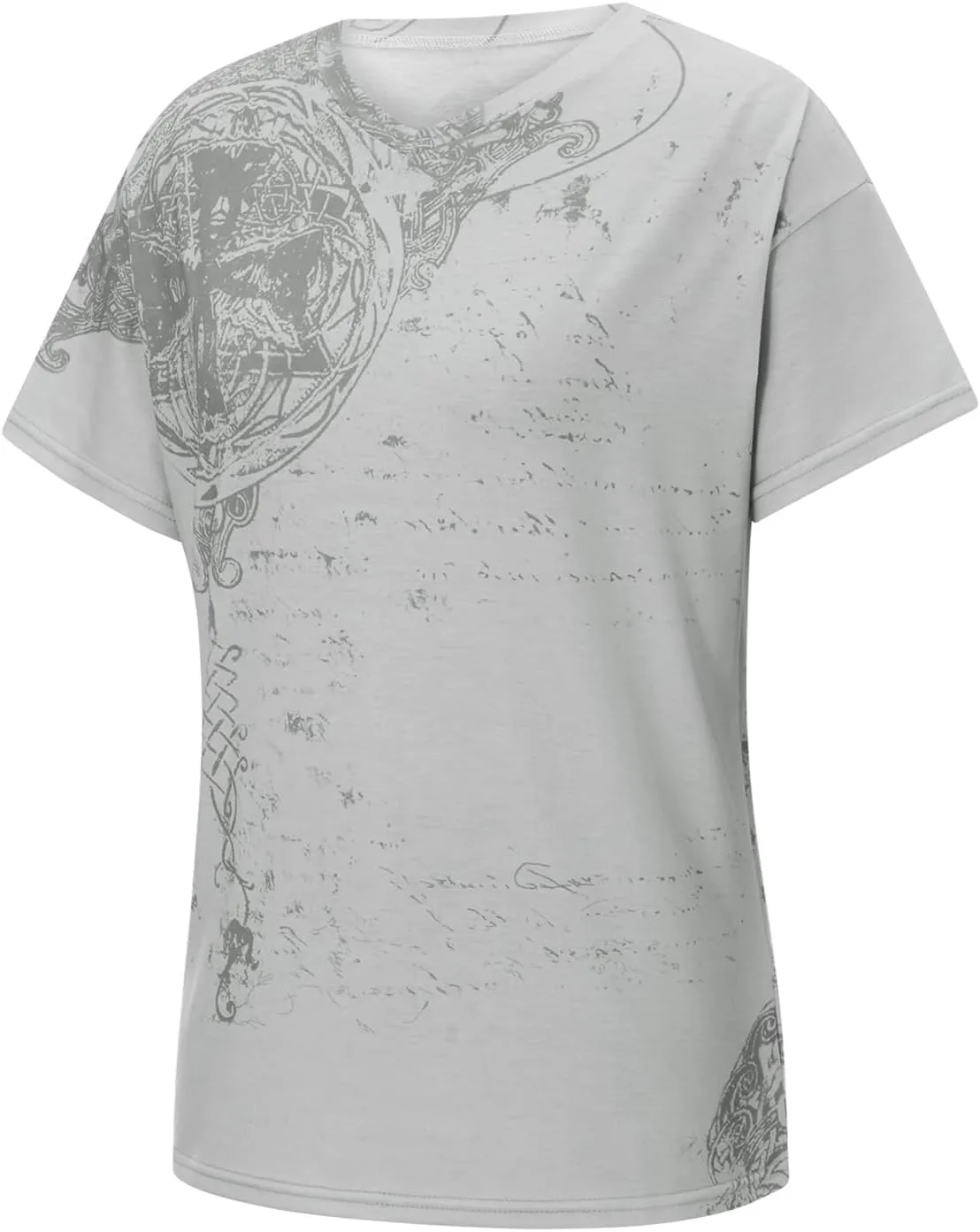 Womens E-Girls Short Sleeve T-Shirt Y2k Graphic Print Emo Tops Crewneck Fairy Grunge Tee Tops Aesthetic Summer Clothes