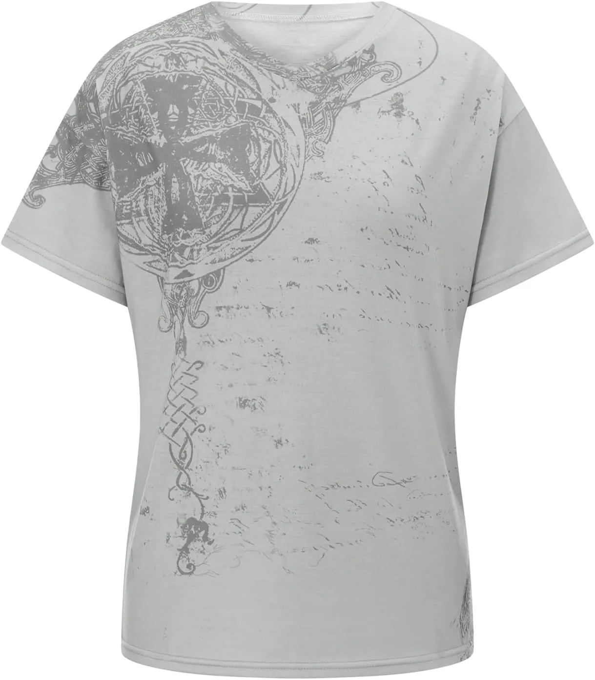 Womens E-Girls Short Sleeve T-Shirt Y2k Graphic Print Emo Tops Crewneck Fairy Grunge Tee Tops Aesthetic Summer Clothes