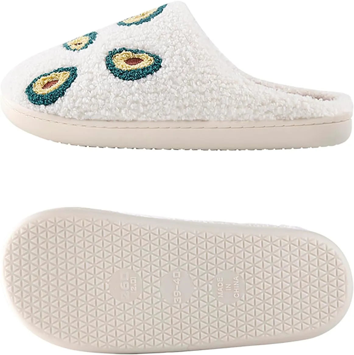Women's Men's Cute Fuzzy Heart Slippers Memory Foam Fluffy Couple Slippers Cozy House Indoor Outdoor Shoes