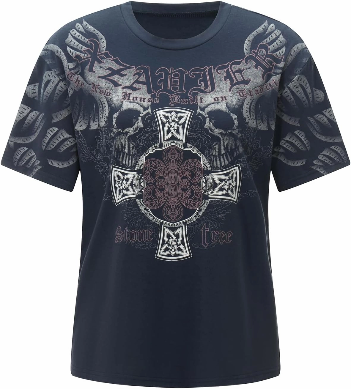 Womens E-Girls Short Sleeve T-Shirt Y2k Graphic Print Emo Tops Crewneck Fairy Grunge Tee Tops Aesthetic Summer Clothes