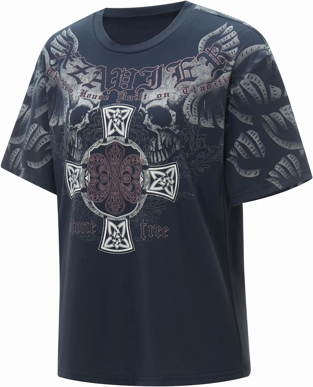 Womens E-Girls Short Sleeve T-Shirt Y2k Graphic Print Emo Tops Crewneck Fairy Grunge Tee Tops Aesthetic Summer Clothes