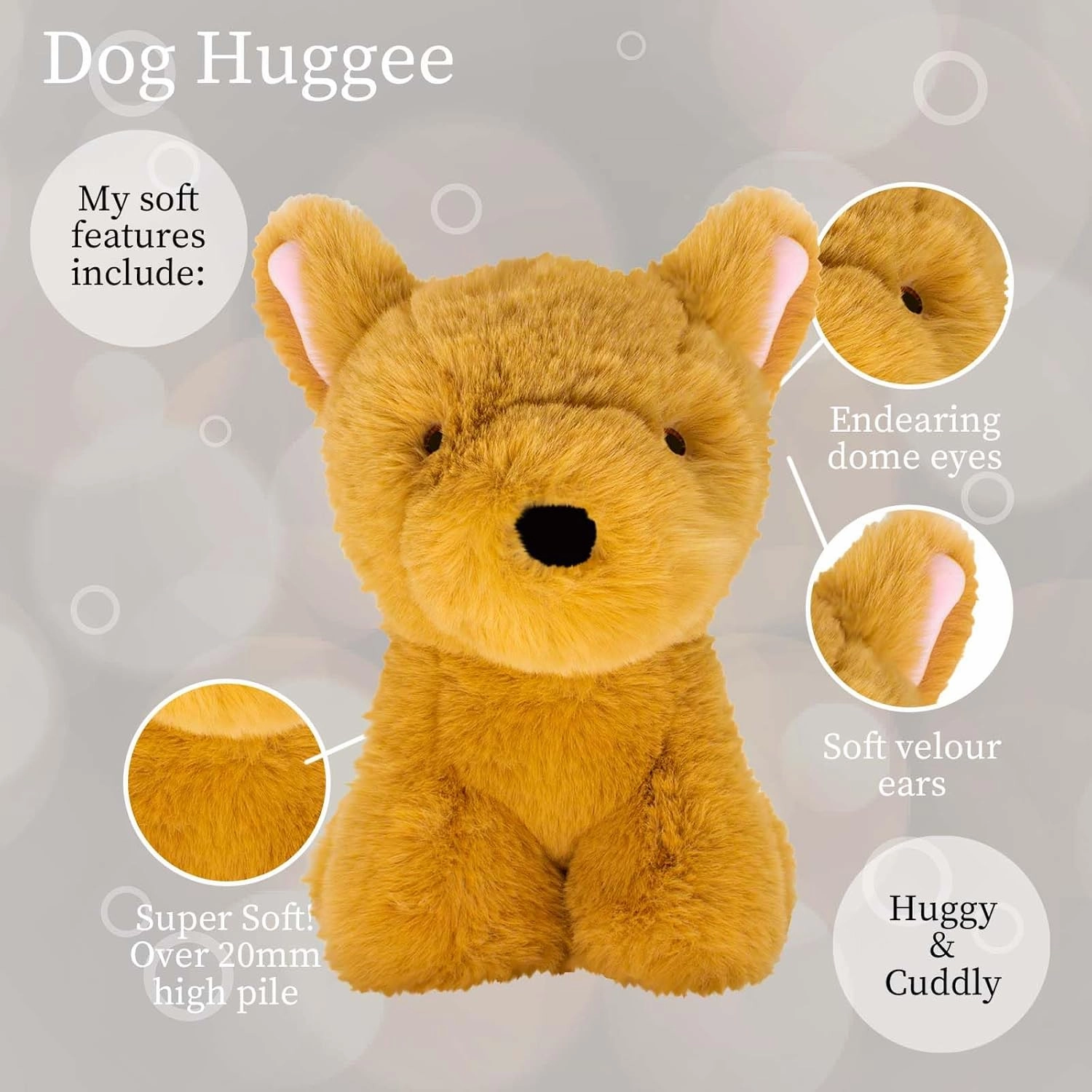 World’s Softest Small Brown Baby Dog Stuffed Animal for Baby, Toddler, Kids- Classic Puppy Plush Toy- Soft, Huggable Stuffed Doggy- Adorable Toy Made from Kid-Friendly, Quality Materials