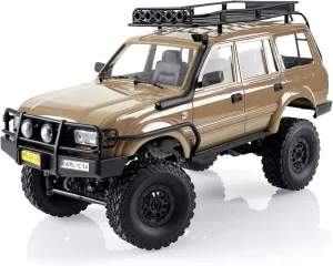 WPL C54-1 RC Crawler, 1/16 LC80 4x4 RC Rock Crawler Off Road RC Truck, 2.4Ghz RTF Remote Control Car with Upgraded Chassis and Proportional Steering for Adults Hobby Vehicle Toy