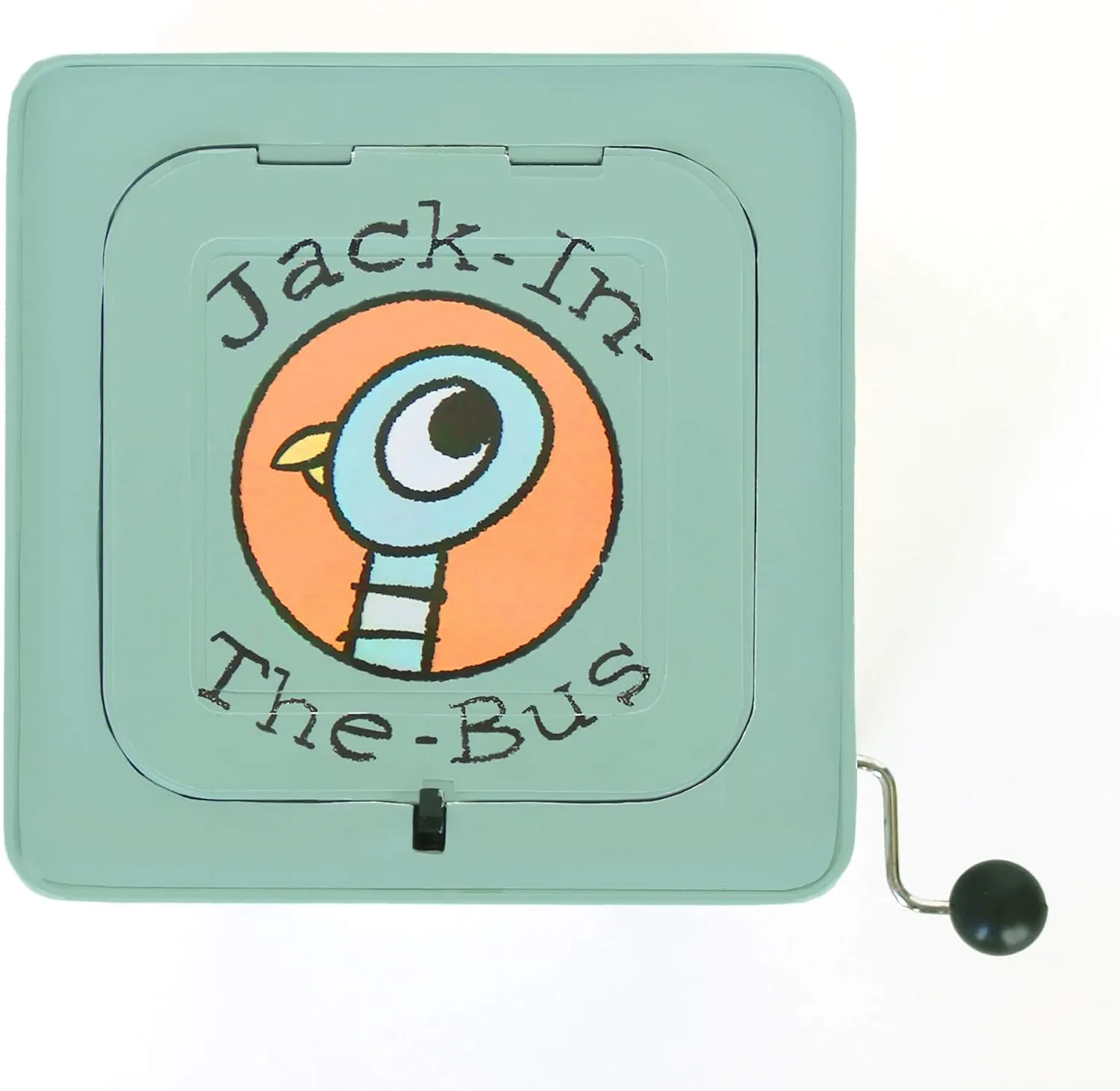 YOTTOY Mo Willems Collection | Jack-in-The-Bus Musical Box w/Pigeon Plush Toy - 5.5”x 5.5”x 5.5”