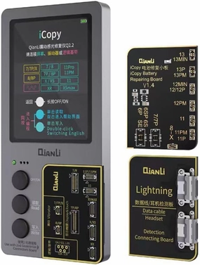 YouEn Tech Qianli 3IN1 iCopy Plus 2.2  Version for iPhone 7to11 Read Write LCD, Vibrator & 6to14pm Battery Transfer Data EEPROM Programmer & Lighting Board Repair Set