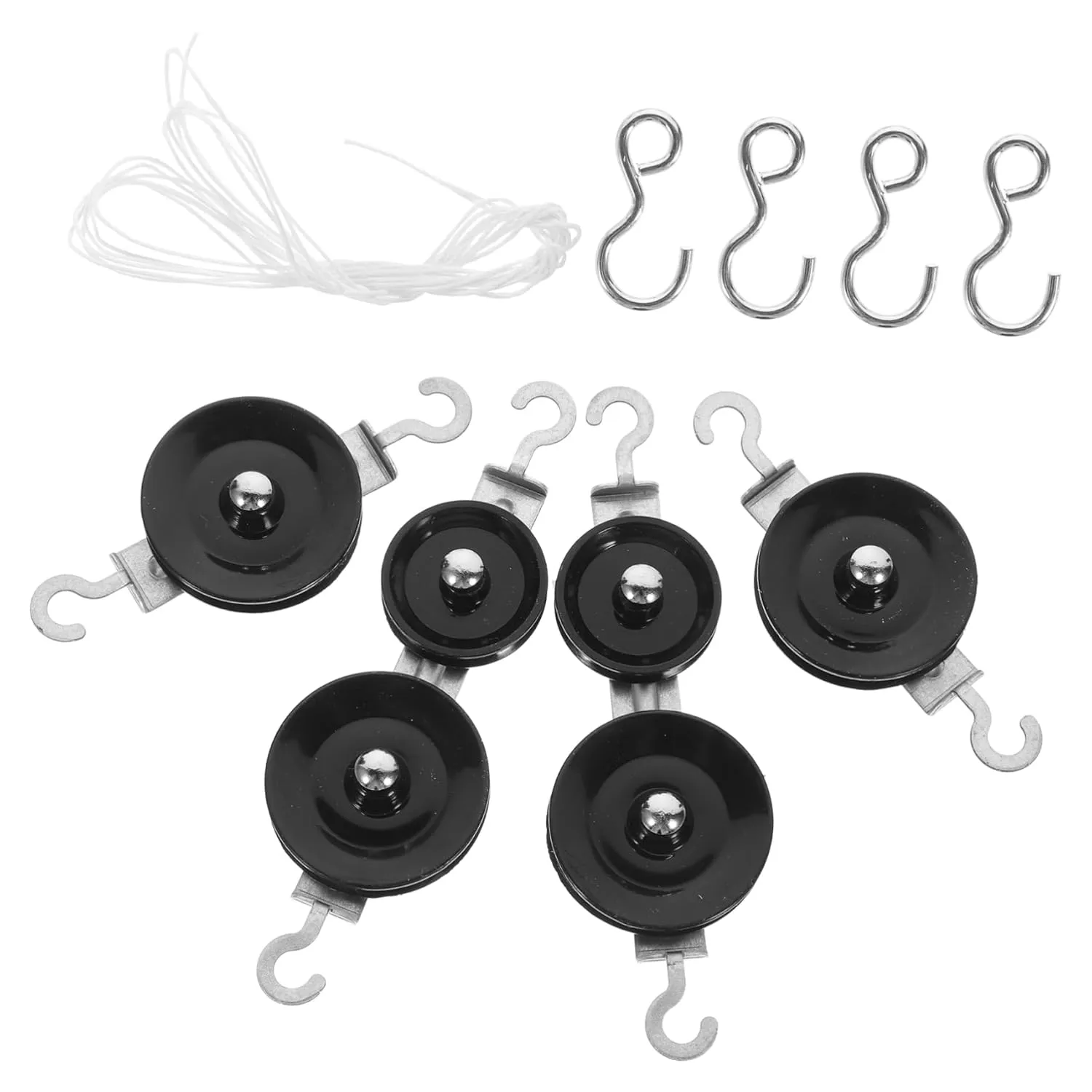 Zerodeko 3 Sets Educational Physics Tool Pulley Wheel Kit for Science Project Mechanics Teaching for Boys and Girls