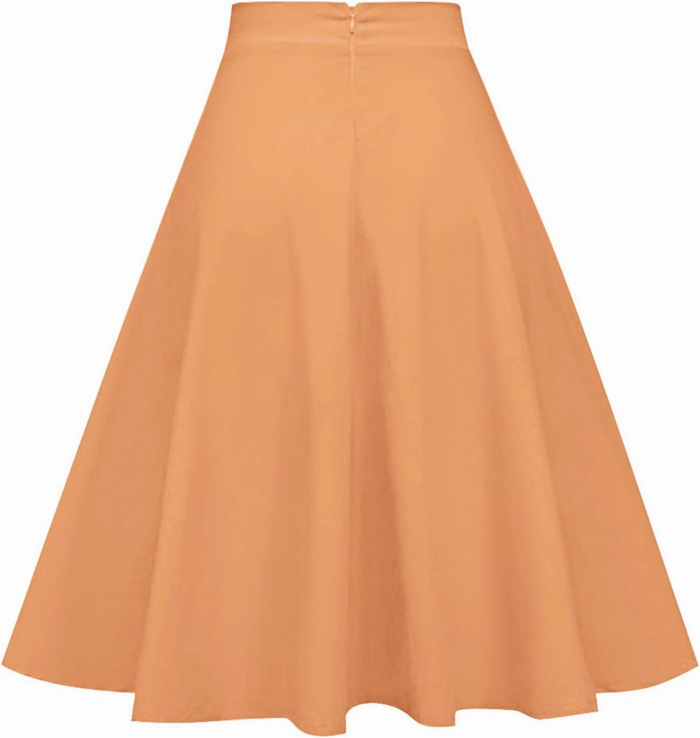 ZEZCLO Women's 50s Vintage Poodle Skirt Dog Printed High Waist Loose Fold Pleated A-line Zipper Skirts
