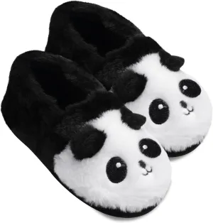 ZGDG Girls Slippers Plush House Slippers Faux Fur No-Slip Shoes Memory Foam Princess House Shoes for Bedroom Indoor Outdoor(Toddler/Little/Big Kid)