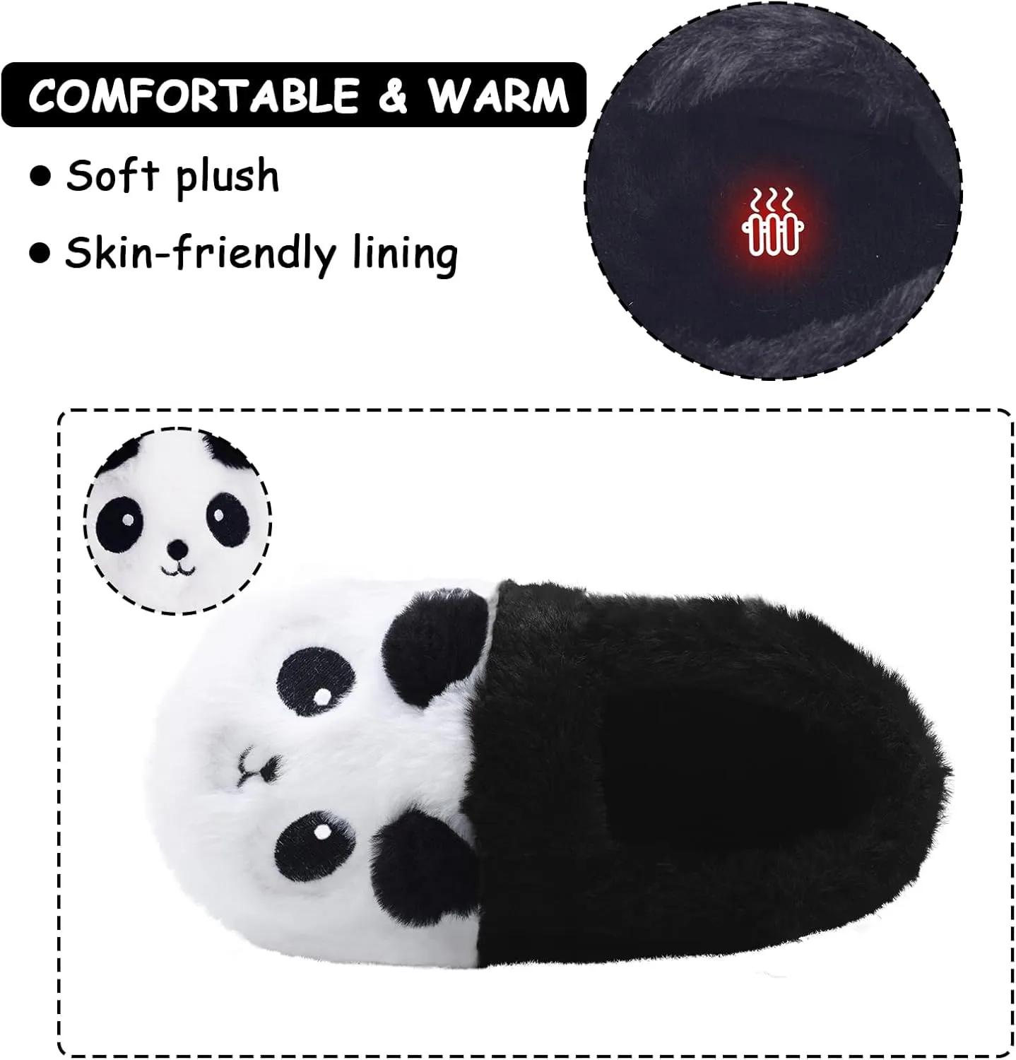 ZGDG Girls Slippers Plush House Slippers Faux Fur No-Slip Shoes Memory Foam Princess House Shoes for Bedroom Indoor Outdoor(Toddler/Little/Big Kid)