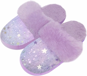 ZGDG Girls Slippers Plush House Slippers Faux Fur No-Slip Shoes Memory Foam Princess House Shoes for Bedroom Indoor Outdoor(Toddler/Little/Big Kid)