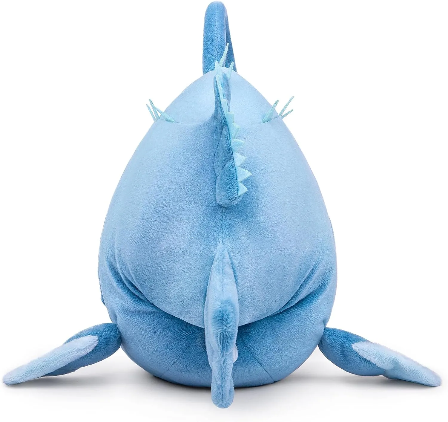ZHONGXIN MADE Anglerfish Plush Toy - Cute 12" Blue Anglerfish Creepy Stuffed Animals Toys Real Sea Life Goosefish Lanternfish Plushie,Gift Toys for Kids Birthday Christmas Halloween,Home Decor