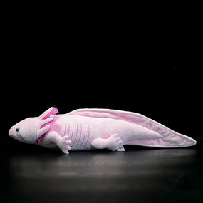 ZHONGXIN MADE Axolotl Plush - Pink Axolotl Stuffed Animal, Realistic 20" Cute Ambystoma Creepy Amphibians Plush Toys, Unique Plush Gift Collection for Kids