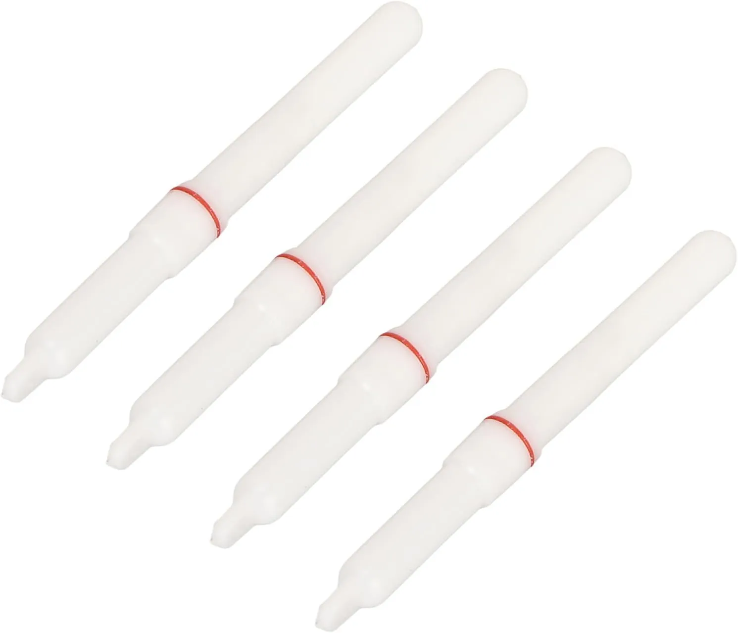 ZJchao LED Light Up Float Sticks, 4PCS Fishing Glow Sticks ABS LED Float Rod Tip Luminous Light with Battery Rod Tip Glow Dark Fishing for Dark Night