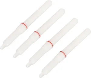 ZJchao LED Light Up Float Sticks, 4PCS Fishing Glow Sticks ABS LED Float Rod Tip Luminous Light with Battery Rod Tip Glow Dark Fishing for Dark Night